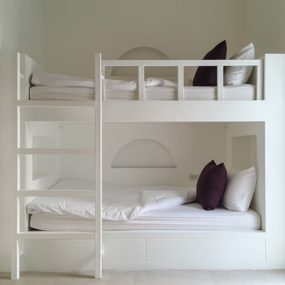 Bed frames, bunk beds, and storage beds